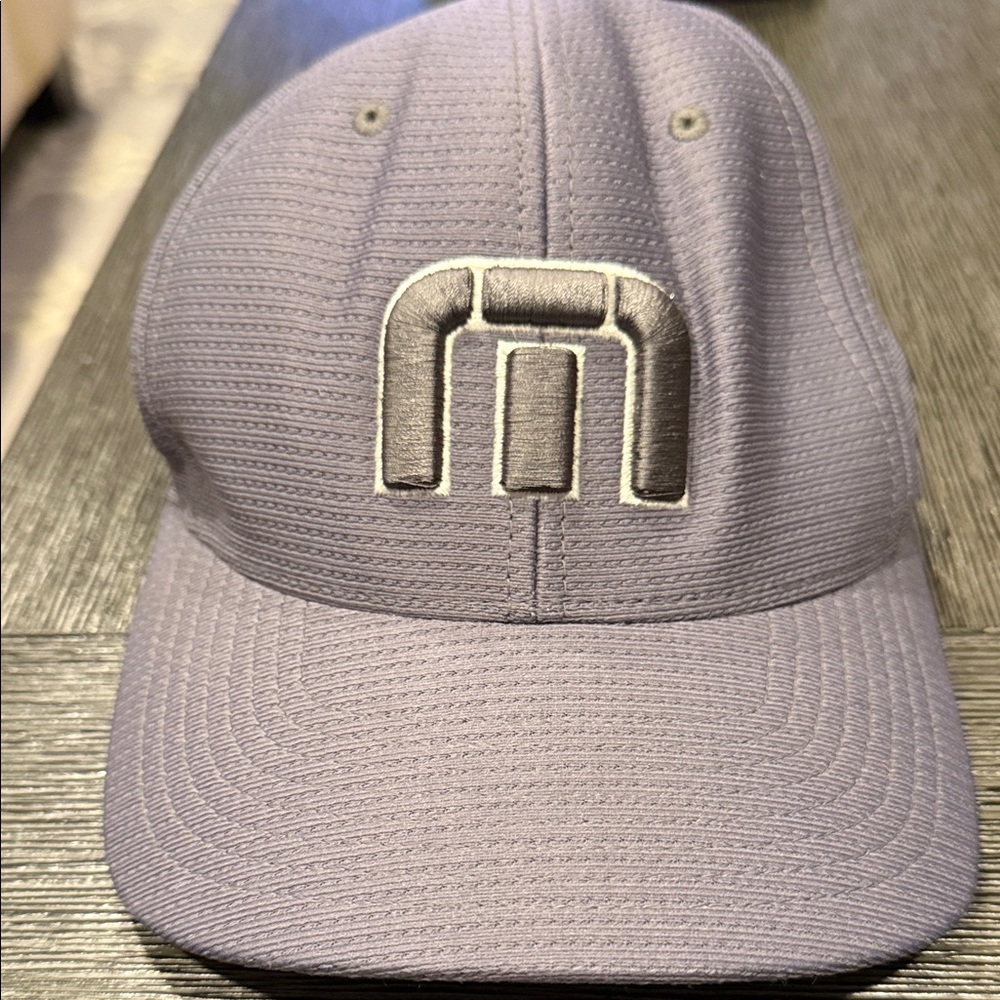 Travis Mathew Gray Cap with Embroidered Logo